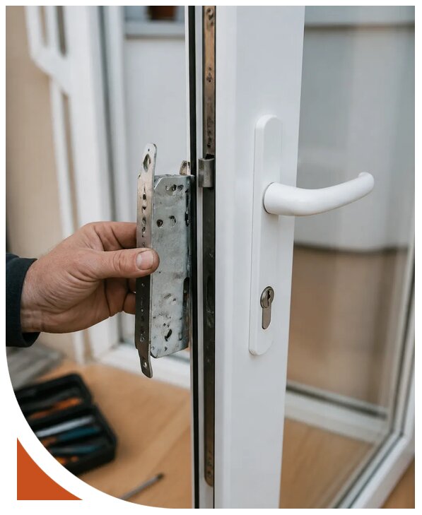 Ремонт замка пластиковой двери в Тихорецке от 2577 р. | Разлок-Тхр